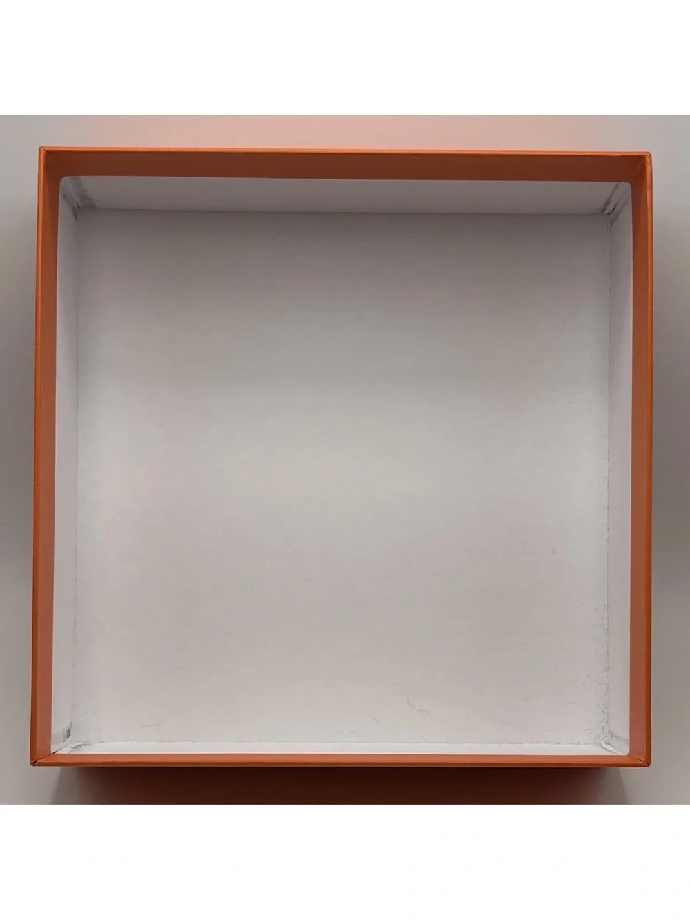 Hermes Orange Medium Gift Storage Box (Empty) Logo 8